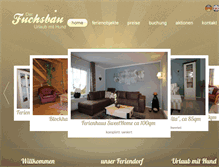 Tablet Screenshot of haus-fuchs.de